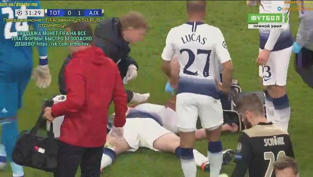BROKEN NOSE Jan Vertonghen HD - Tottenham	0-1	Ajax 30.04.2019