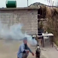 Düşen Varille Birlikte Çılgına Dönen Dayı