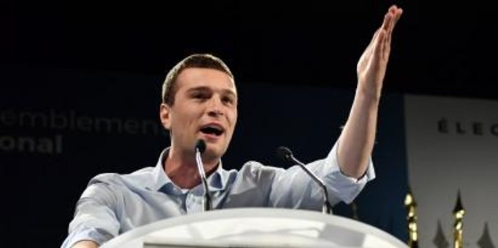 Jordan Bardella, tête de liste Rassemblement national aux élections européennes
