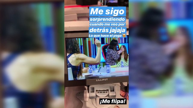 Cristina Pedroche presume de músculos