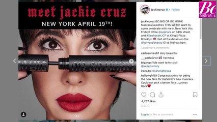 Actriz Jackie Cruz nos da sus tip de belleza y nos habla de su nueva colaboración con la marca Kat Von D