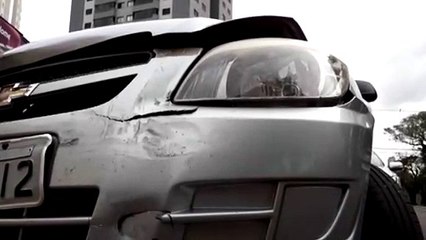 Colisão entre BMW e Celta é registrada no Centro