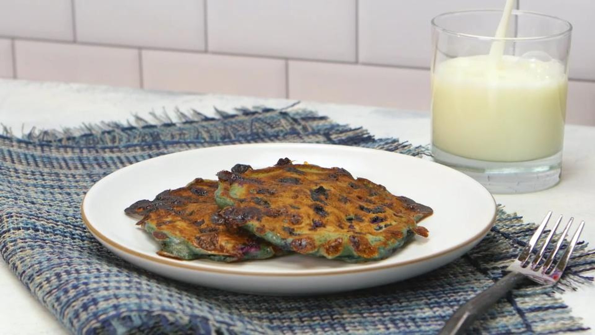 Kid Friendly Blueberry Cottage Cheese Pancakes Video Dailymotion