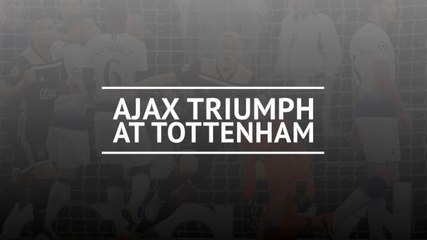 Ajax triumpth at Tottenham