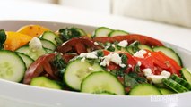 How to Make Tomato Salad with Lemon-Basil Vinaigrette