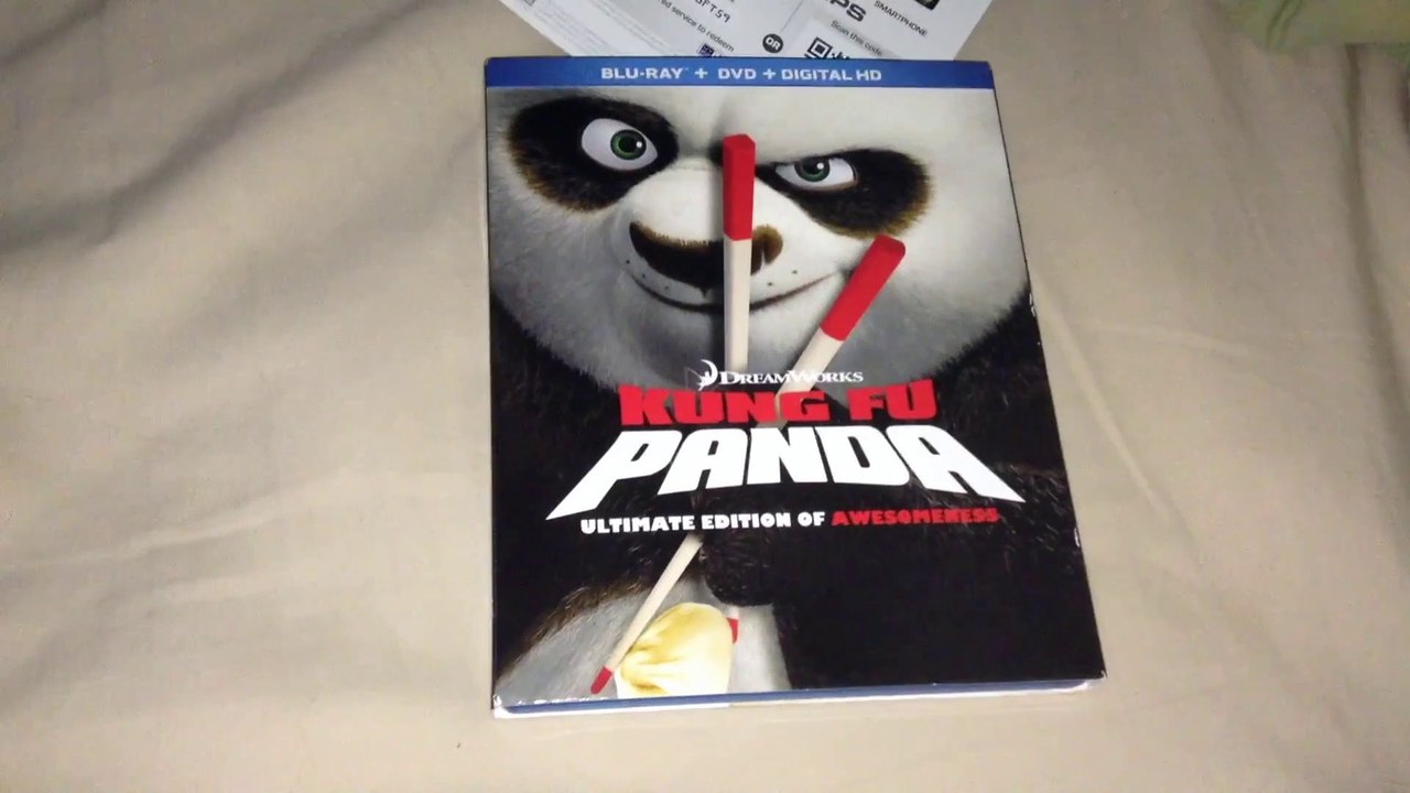 Kung Fu Panda: Ultimate Edition of Awesomeness Blu-Ray/DVD/Digital HD Unboxing