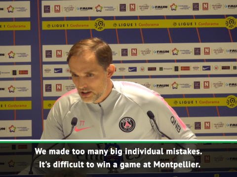 Tuchel bemoans too many individual mistakes in PSG loss