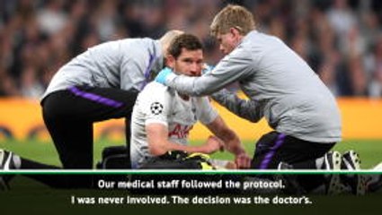We followed concussion protocol - Pochettino on Vertonghen