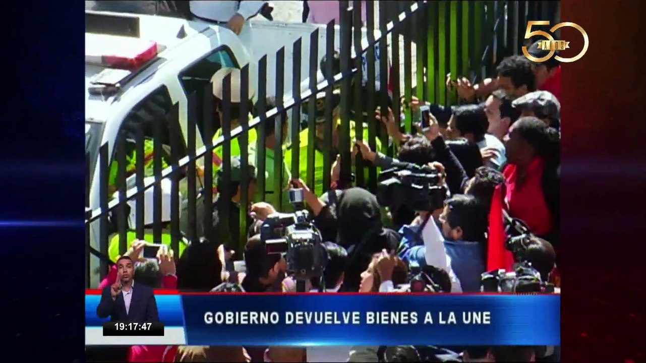 La UNE recuperó sus bienes