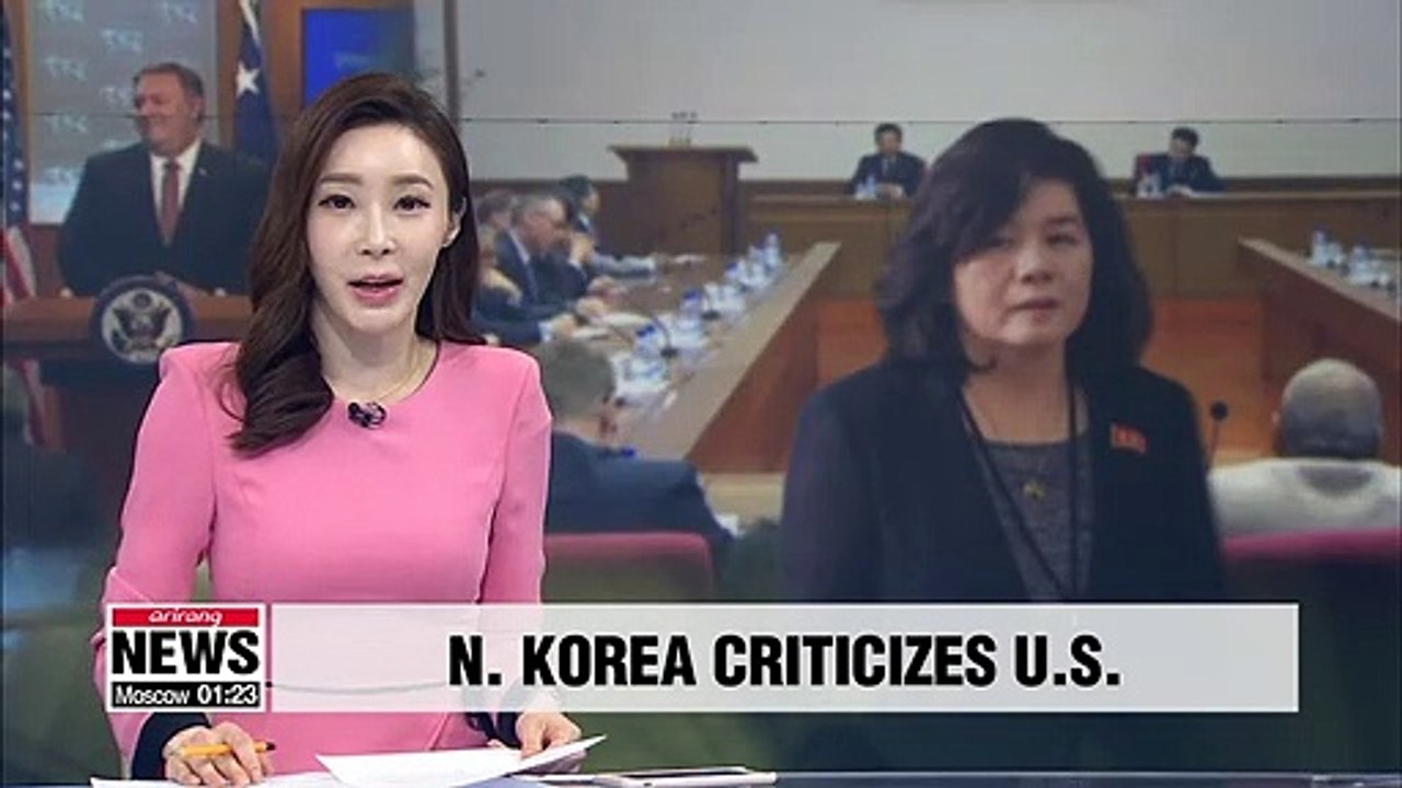 N. Korea's Vice FM reaffirms willingness to denuclearize, criticizes Pompeo's comments