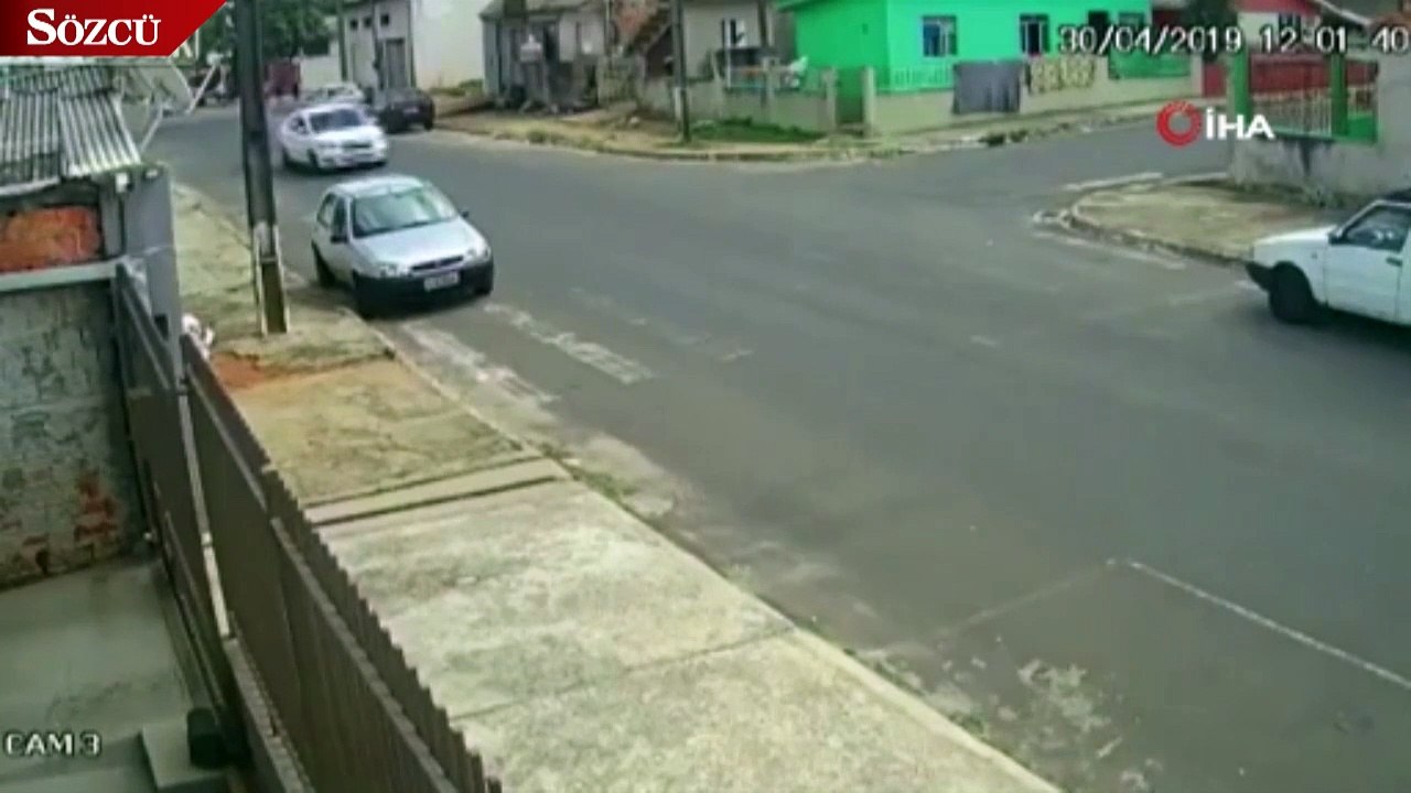 Feci kazadan sıyrıklarla kurtuldu