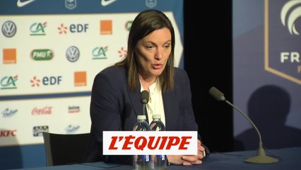 Скачать видео: Diacre «Allez en finale, l'objectif fixé par le président Le Graët» - Foot - CM (F) - Bleues