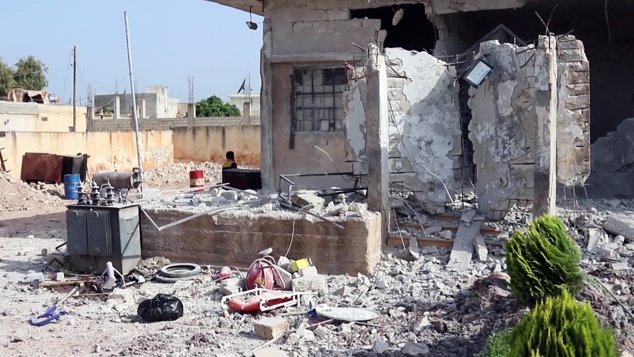 Smoke billows following reported shelling on Syria's Hama