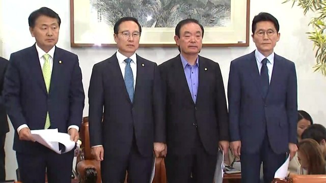 [현장영상] 여야 4당 원내대표 회동...대국민 성명 발표 / YTN