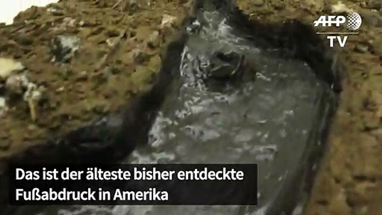 Ältester Fußabdruck Amerikas entdeckt