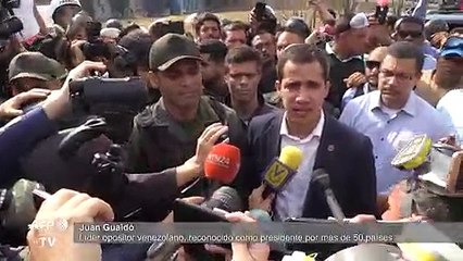 Guaidó: "Hoy Maduro no cuenta con las Fuerzas Armadas"