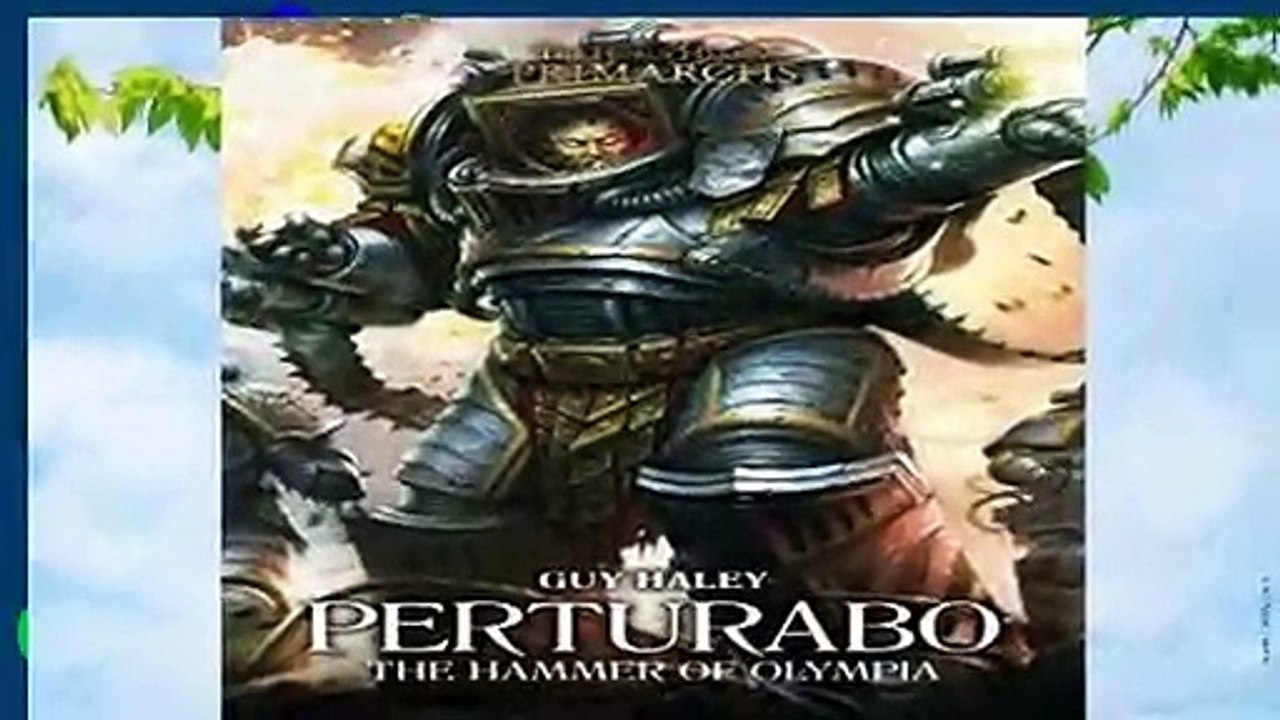 Perturabo: The Hammer of Olympia (The Horus Heresy: Primarchs) - video  Dailymotion