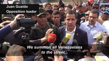 Venezuela's Guaido claims 'total rupture' between army and Maduro