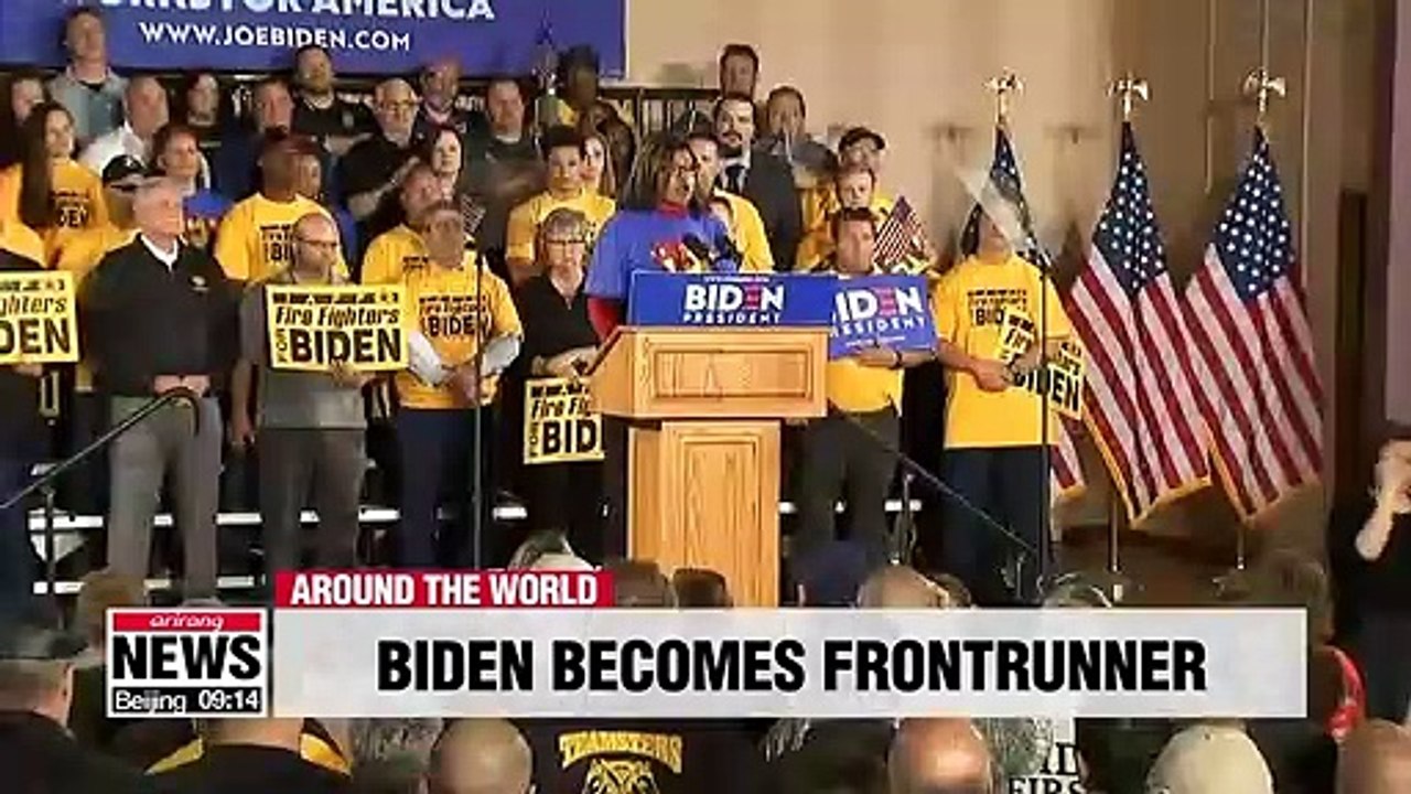 Biden solidifies front-runner status with post-announcement bump
