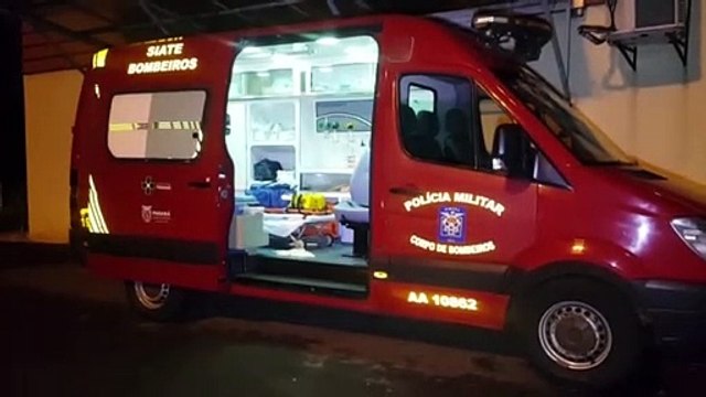 Homem é socorrido pelo Siate após ser vítima de agressão