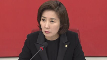 자유한국당 나경원 원내대표 기자회견 / YTN