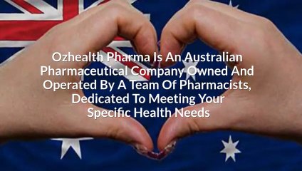 Osteoarthritis Pain Relief From OzHealth Pharma