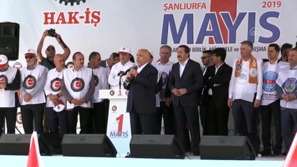 1 Mayıs Emek ve Dayanışma Günü - Hak-İş Genel Başkanı Arslan - ŞANLIURFA