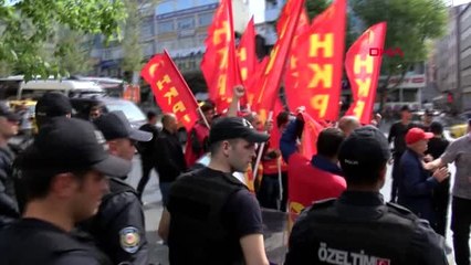 İstanbul- Beşiktaş'tan Taksime Yürümek İsteyen İkinci Gruba Müdahale