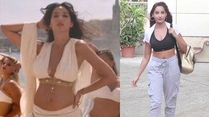 Bharat: Salman Khan's actress Nora Fatehi spotted in Mumbai; Watch Video | FilmiBeat