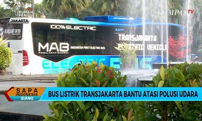 Bus Listrik Transjakarta Bantu atasi Polusi Udara