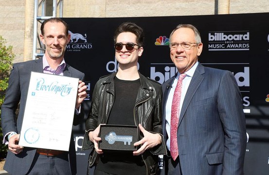 Brendon Urie gifted key to Las Vegas