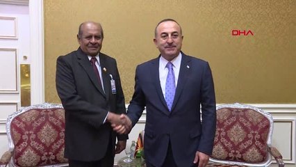 Dha Dış - Çavuşoğlu, Sri Lanka Dışişleri Bakanı Tilak Marapana ile Görüştü