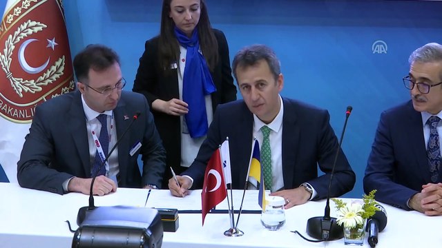 IDEF'19 iş birliği anlaşmaları - ASELSAN ve STE arasında protokol Töreni - İSTANBUL