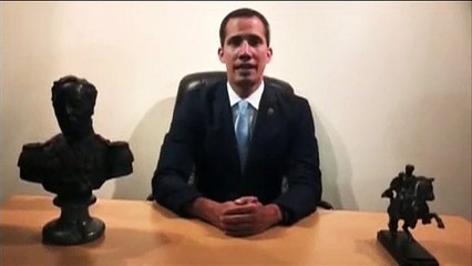 Guaidó convoca al pueblo venezolano a una "rebelión pacífica" para derrocar a Maduro