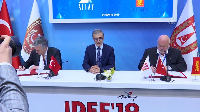 IDEF'19 iş birliği anlaşmaları - Altay Yazılım ile Norveçli Kongsberg imza töreni - İSTANBUL