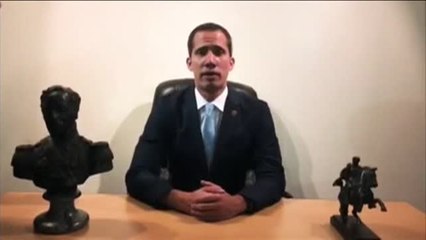Guaidó convoca al pueblo venezolano a una "rebelión pacífica" para derrocar a Maduro