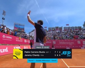 Estoril - La balle de match de Chardy