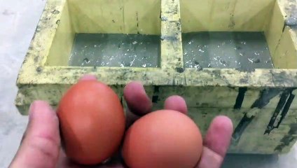 Boiling an Egg with Setting Cement