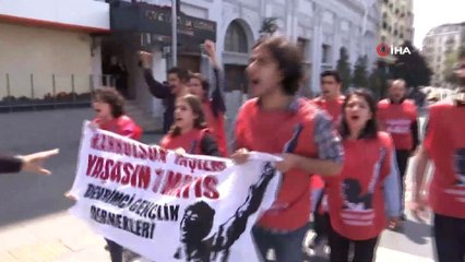 Taksim'e çıkmak isteyen gruba gözaltı