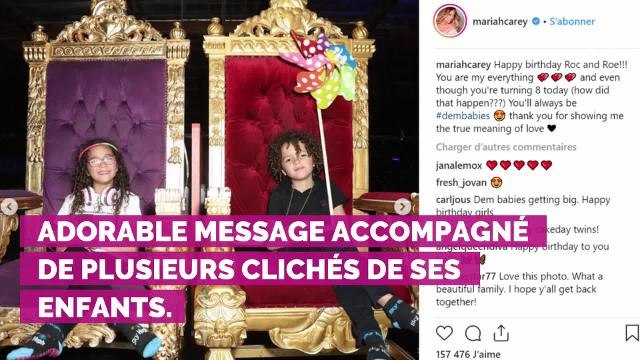 PHOTOS. Vous êtes tout pour moi : Mariah Carey adresse un tendre message à ses jumeaux pour leur anniversaire