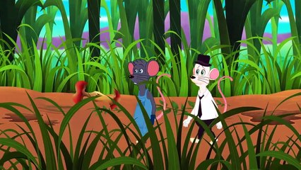 Le Rat de Ville et le Rat des Champs | Fable de La Fontaine |  dessin animé avec  Les