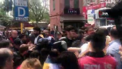 Beşiktaş'tan Taksim'e yürümek isteyen gruba polis müdahale etti