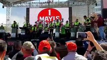 Çankaya Belediyesi'nde çalışan temizlik işçileri konser verdi
