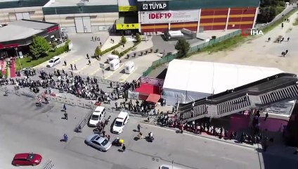 IDEF’19'a Yoğun İlgi Havadan Görüntülendi