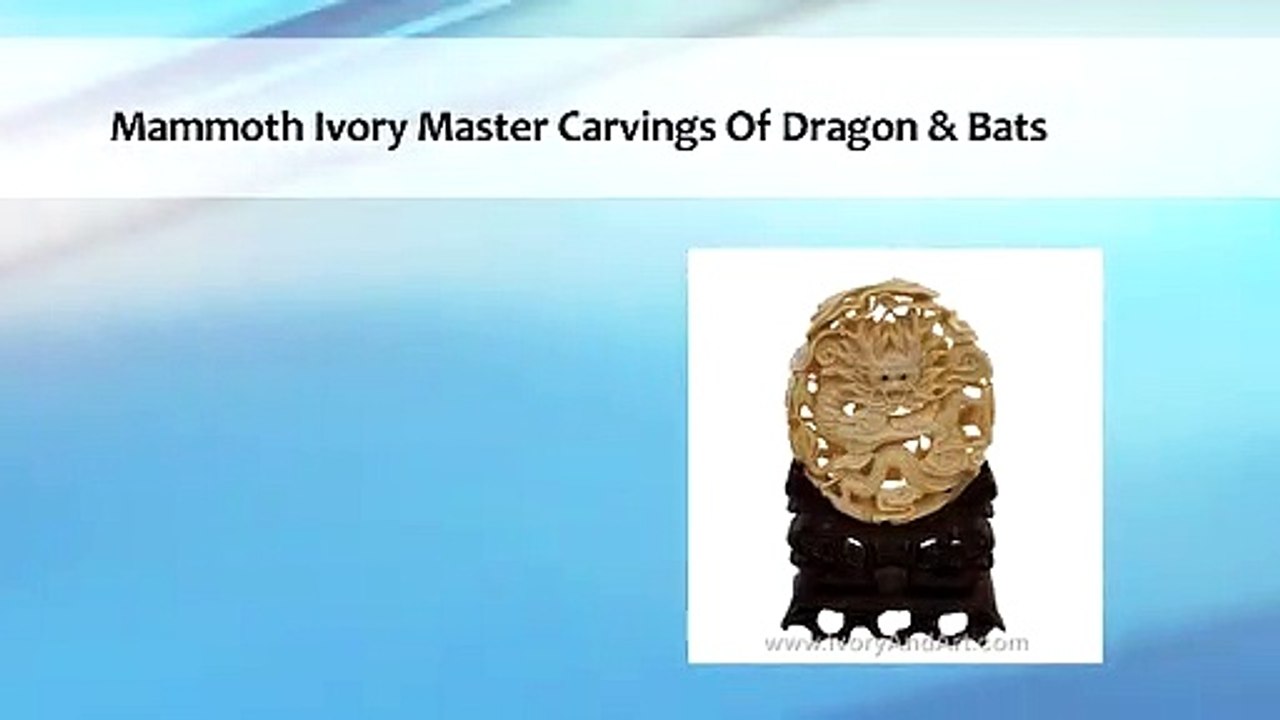 Best Mammoth Ivory - Ivoryandart.com