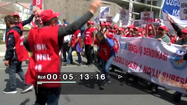 İstanbul- Bakırköydeki Miting Alanına Grupların Yürüyüşü Başladı