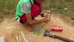 Amazing Wild chicken Trap Using Coca Cola 250ml and - Rubber DIY Simple Wild chicken Trap