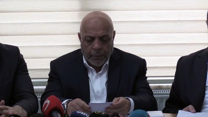 Hak-İş Genel Başkanı Arslan ve Memur-Sen Genel Başkanı Yalçın - Ortak basın toplantısı (2) - ŞANLIURFA