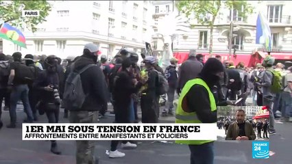 1er-Mai sous tension à Paris : affrontements entre manifestants et policiers