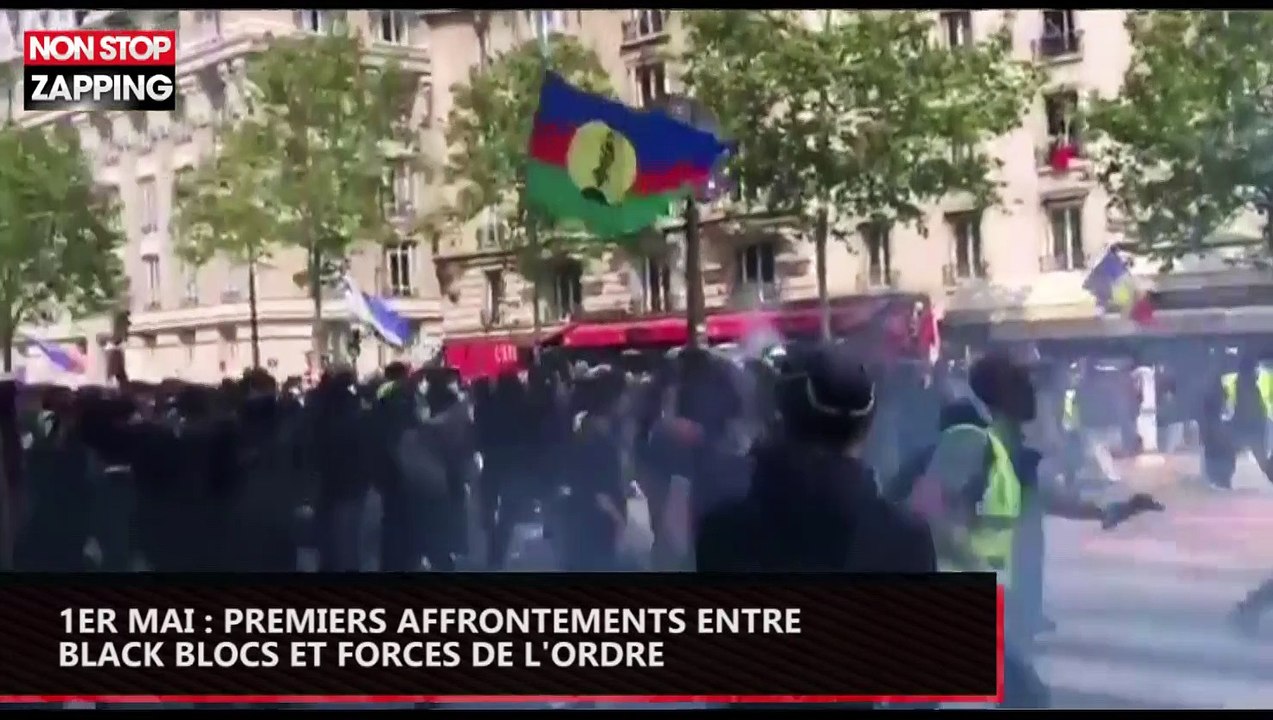 1er mai : premiers affrontements entre policier...